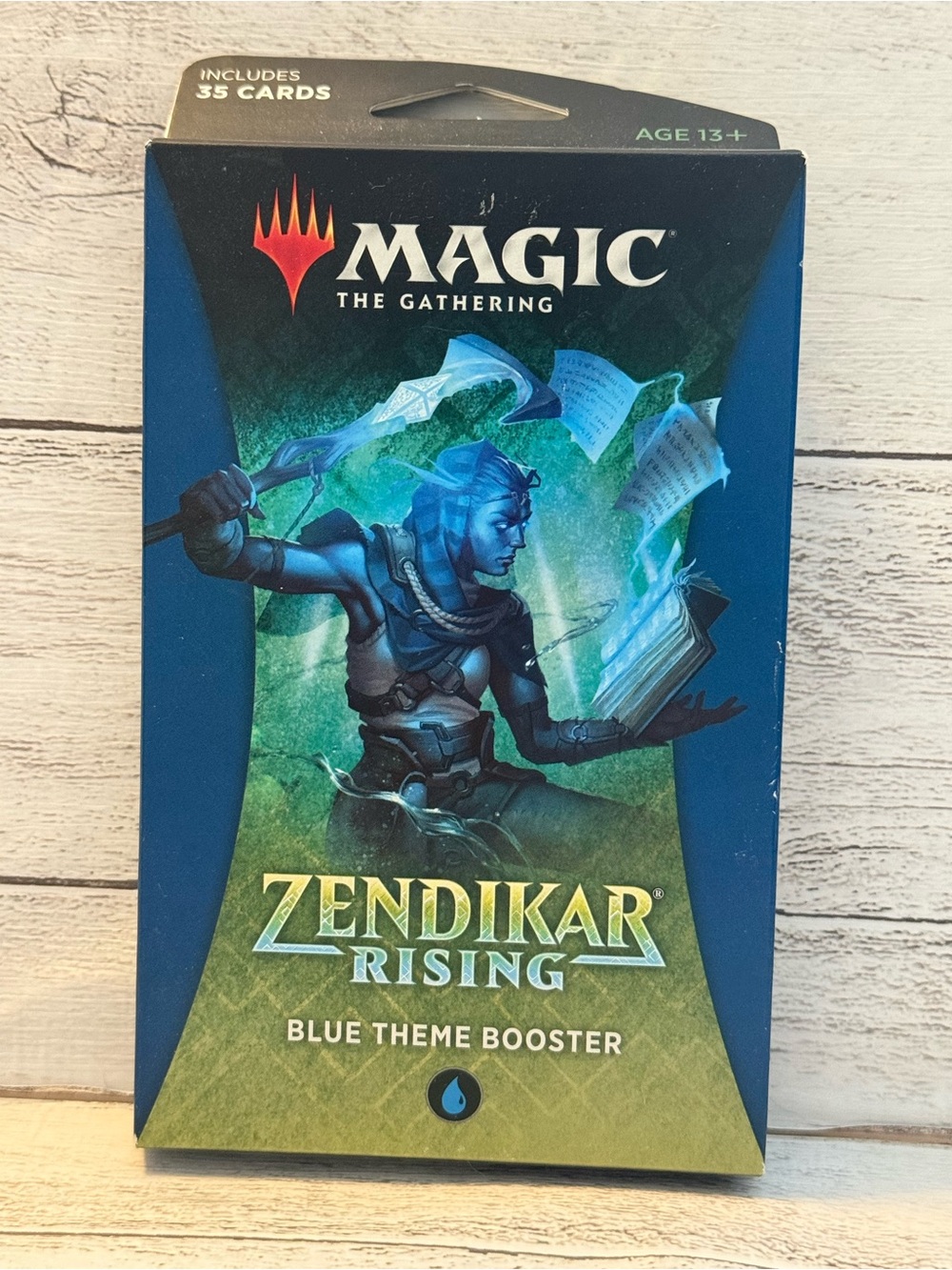 Magic The Gathering Zendikar Rising Blue Theme 35 Card Booster